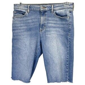 Guess Jean Shorts Women's Size 30 30x11.5 Blue Denim Raw Hem 5-Pocket RN62138
